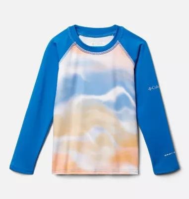 Columbia Kids' Toddler Sandy Shores Printed Long Sleeve Sunguard Shirt by COLUMBIA