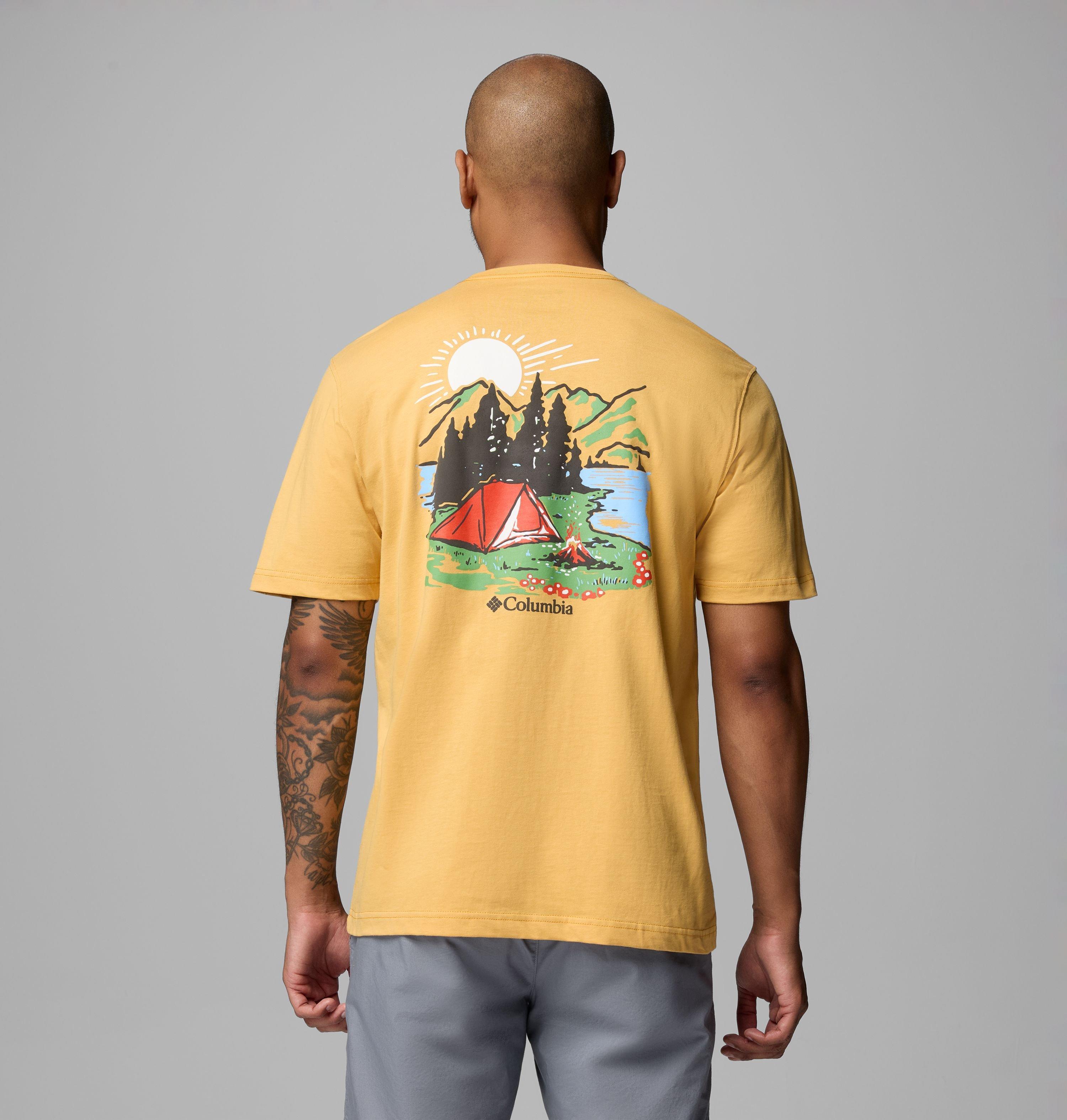 Columbia Men s Thistle Camping CSC Short Sleeve T-Shirt by COLUMBIA
