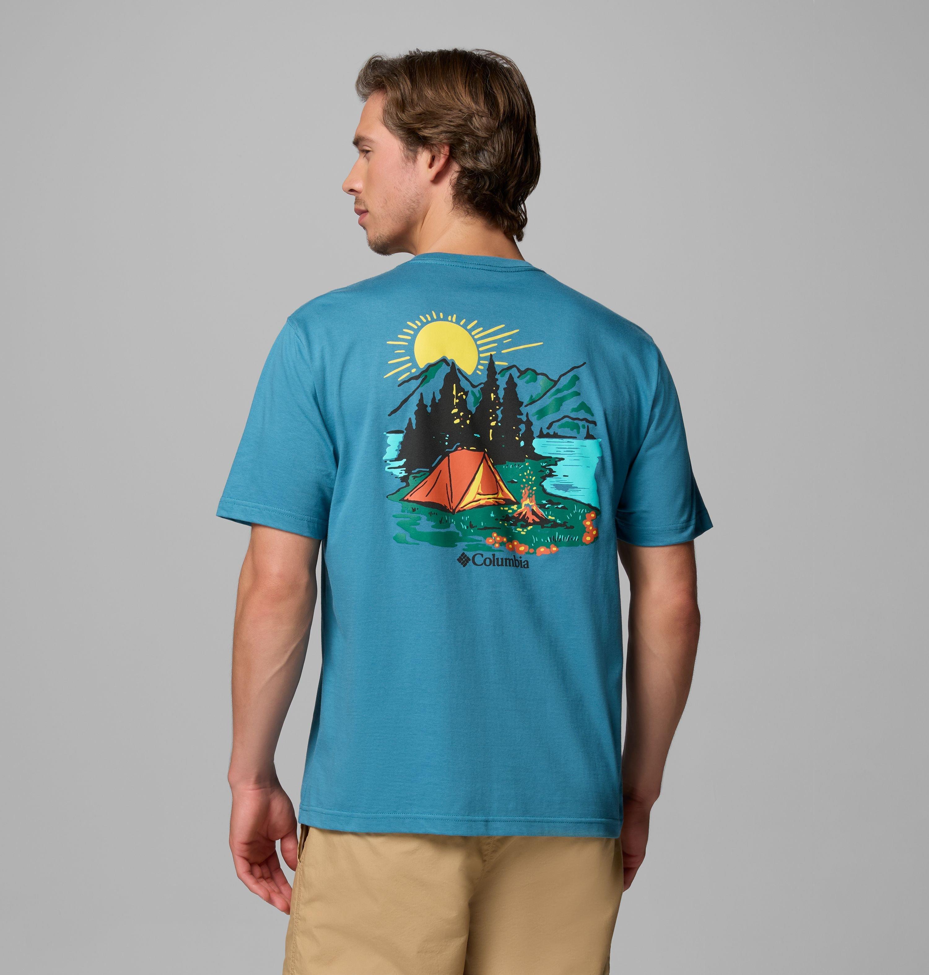 Columbia Men s Thistle Camping CSC Short Sleeve T-Shirt by COLUMBIA