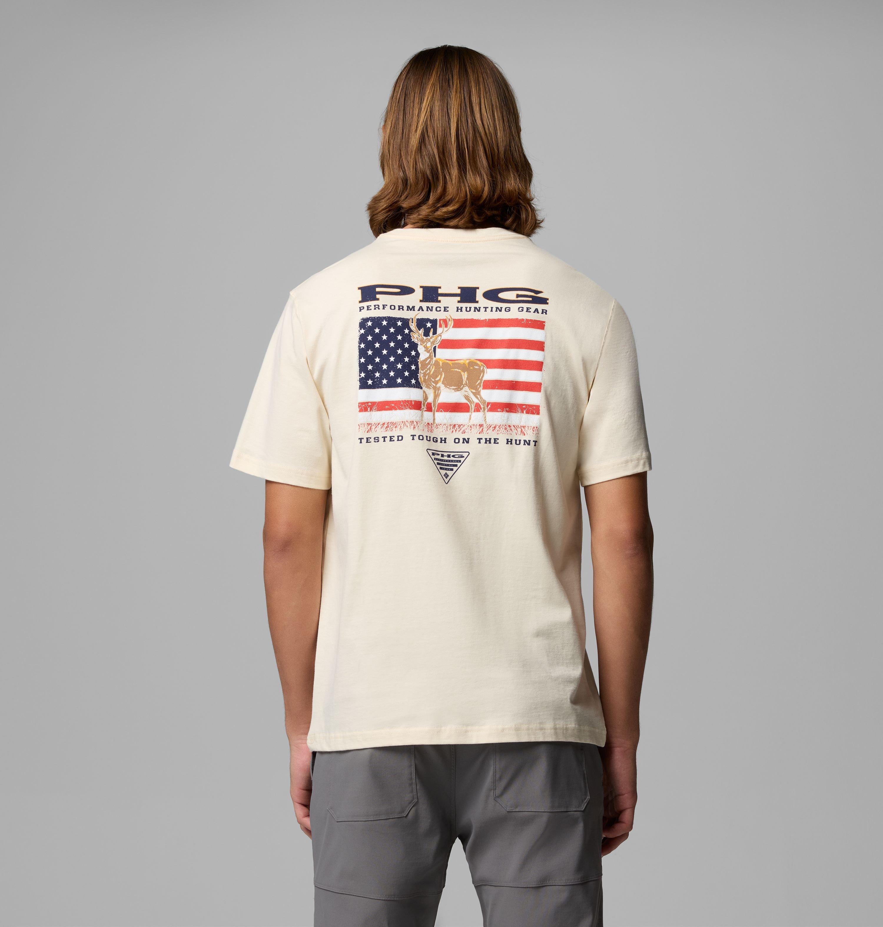 Columbia Men's Allain Flag PHG Short Sleeve T-Shirt by undefined