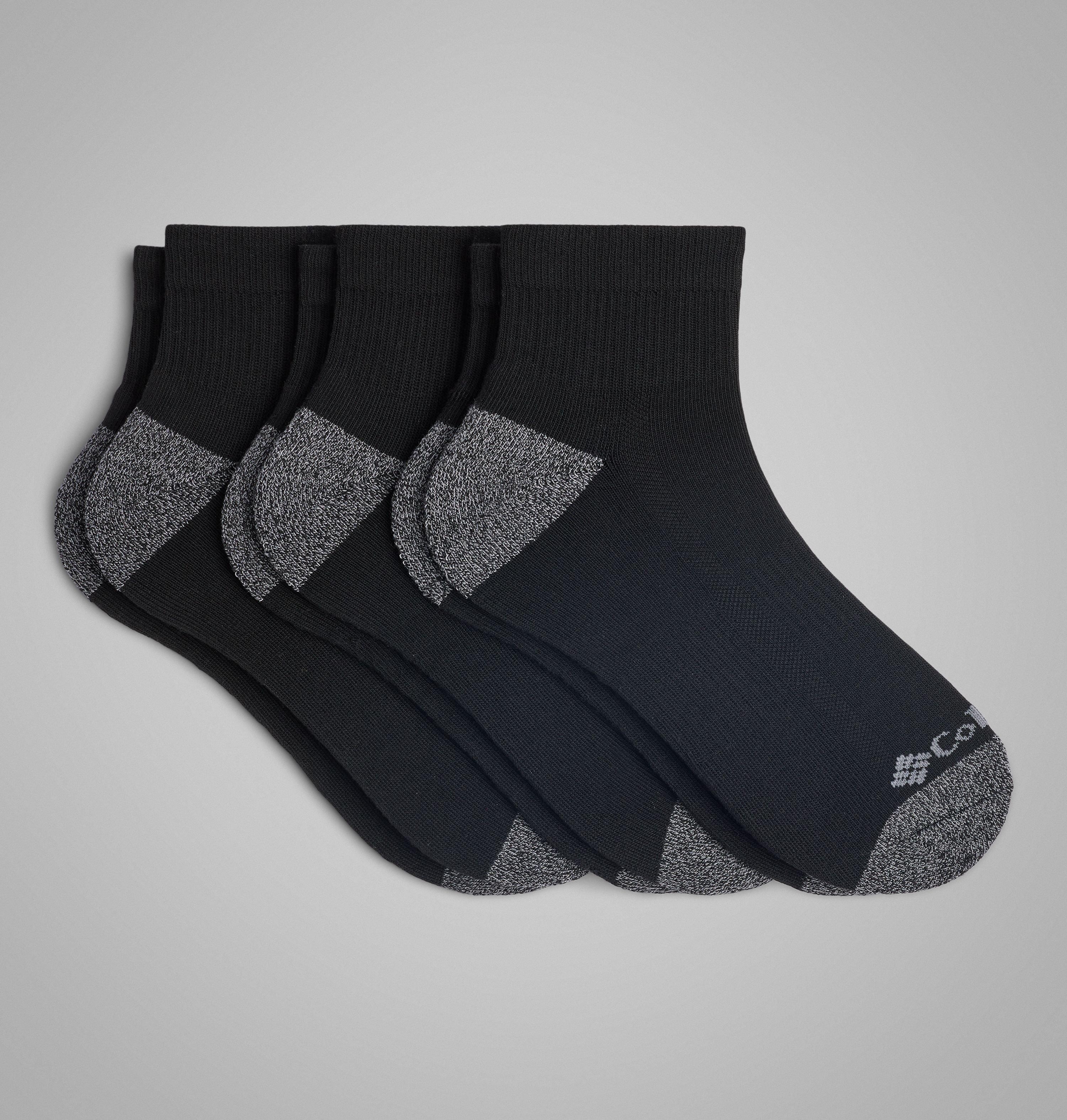Columbia Men's Athletic Quarter Socks - 3 Pack by COLUMBIA