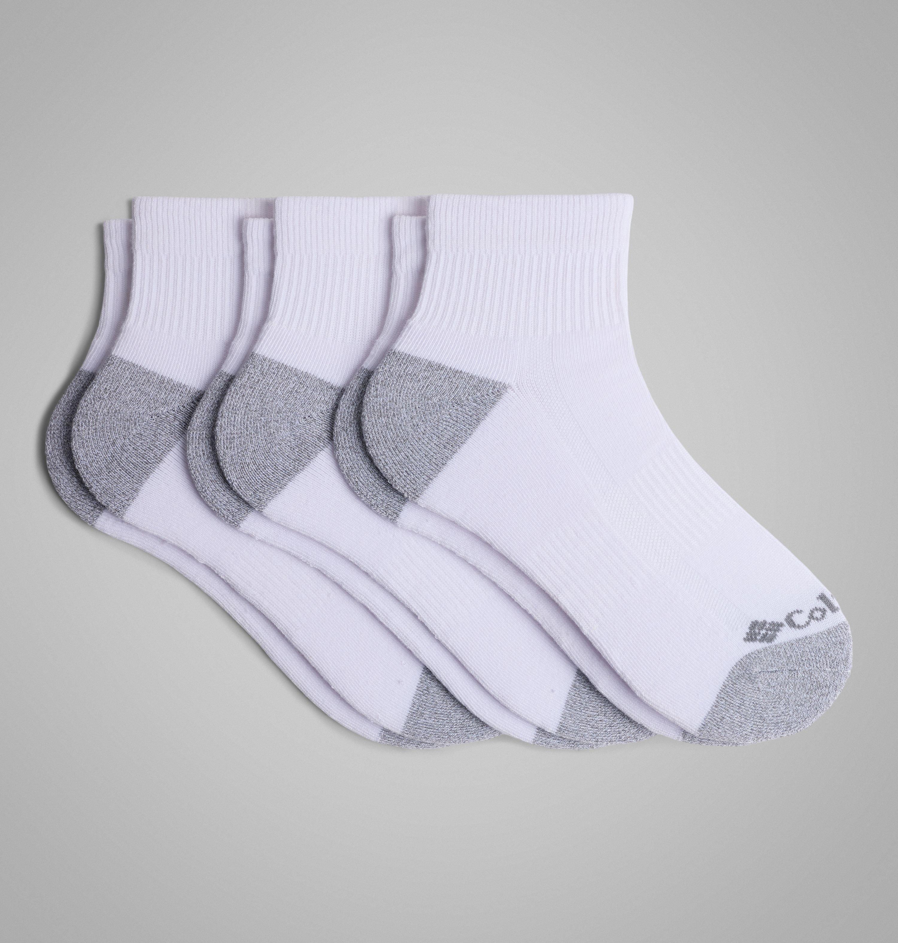 Columbia Men's Athletic Quarter Socks - 3 Pack by COLUMBIA