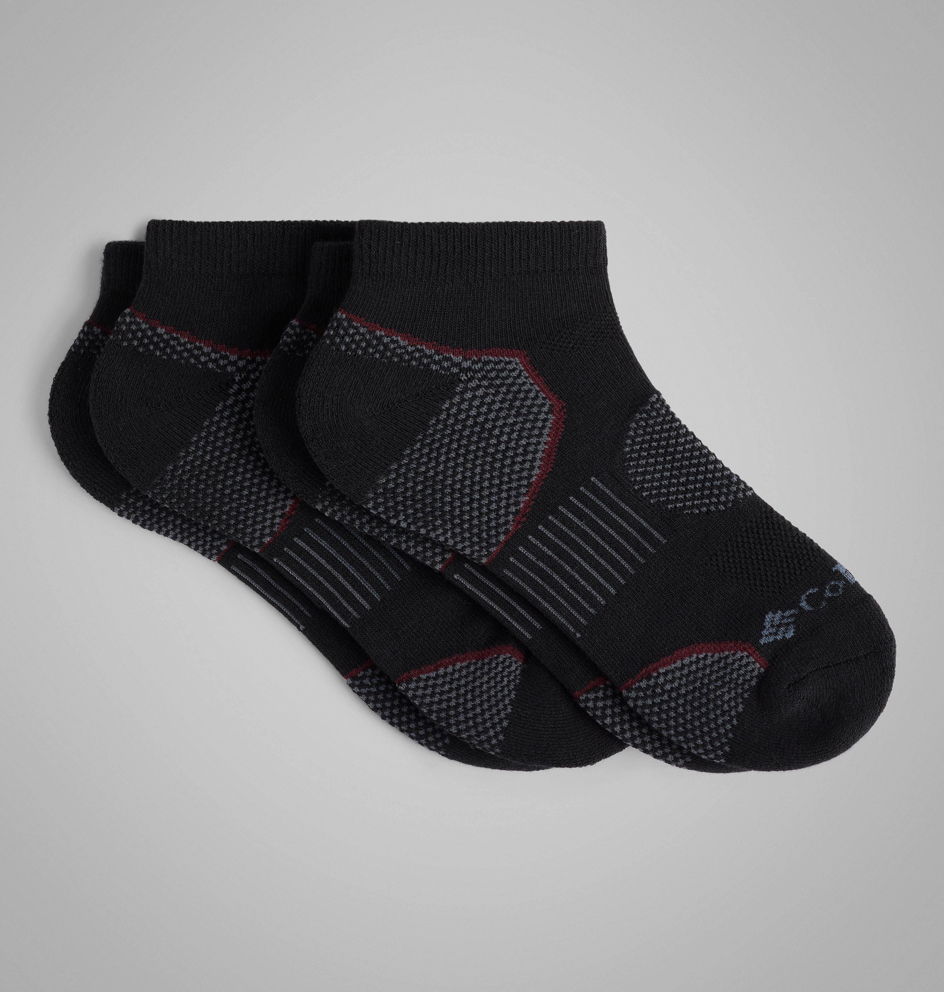Columbia Men's Balance Point Low-Cut Socks - 2 Pack by COLUMBIA