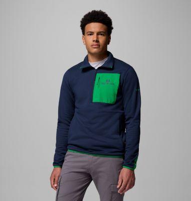 Columbia Men's Collegiate Columbia Hike Half Zip Jacket - Notre Dame by COLUMBIA Columbia Men's Collegiate Columbia Hike Half Zip Jacket - Notre Dame by COLUMBIA