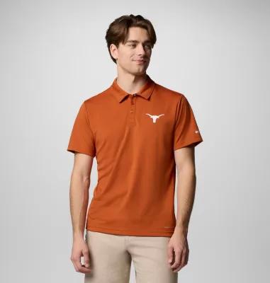 Columbia Men's Collegiate Fair Catch Polo - Texas by COLUMBIA