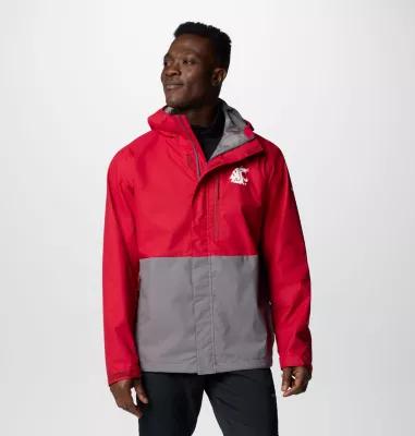Columbia Men's Collegiate Field Bound Jacket - Tall - Washington State by COLUMBIA