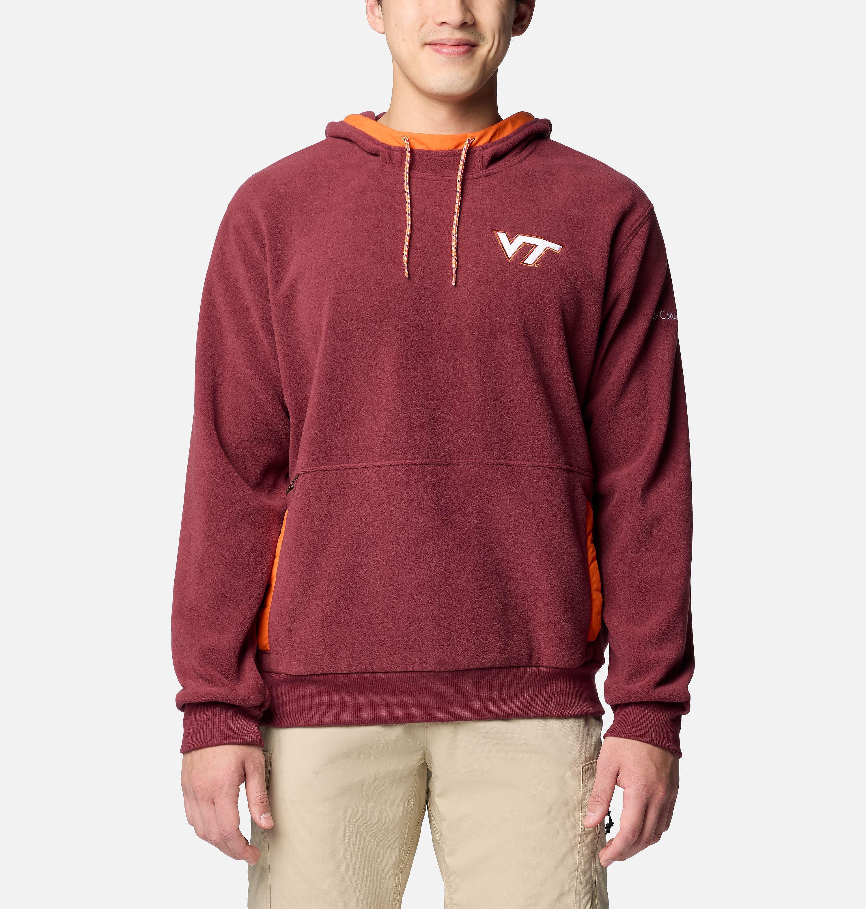 Columbia Men's Collegiate Flanker Fleece Hoodie - Virginia Tech by COLUMBIA