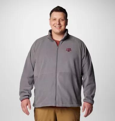 Columbia Men's Collegiate Flanker IV Fleece Jacket - Big - Texas A&M by COLUMBIA