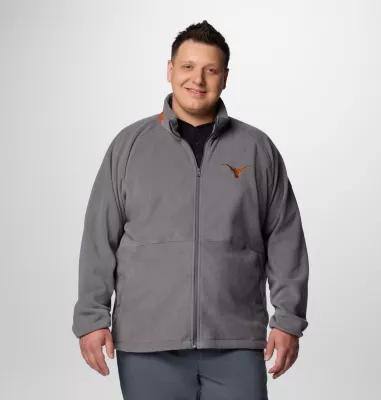Columbia Men's Collegiate Flanker IV Fleece Jacket - Big - Texas by COLUMBIA