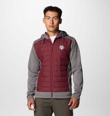 Columbia Men's Collegiate Out-Shield Hybrid Hoodie - Texas A&M by COLUMBIA
