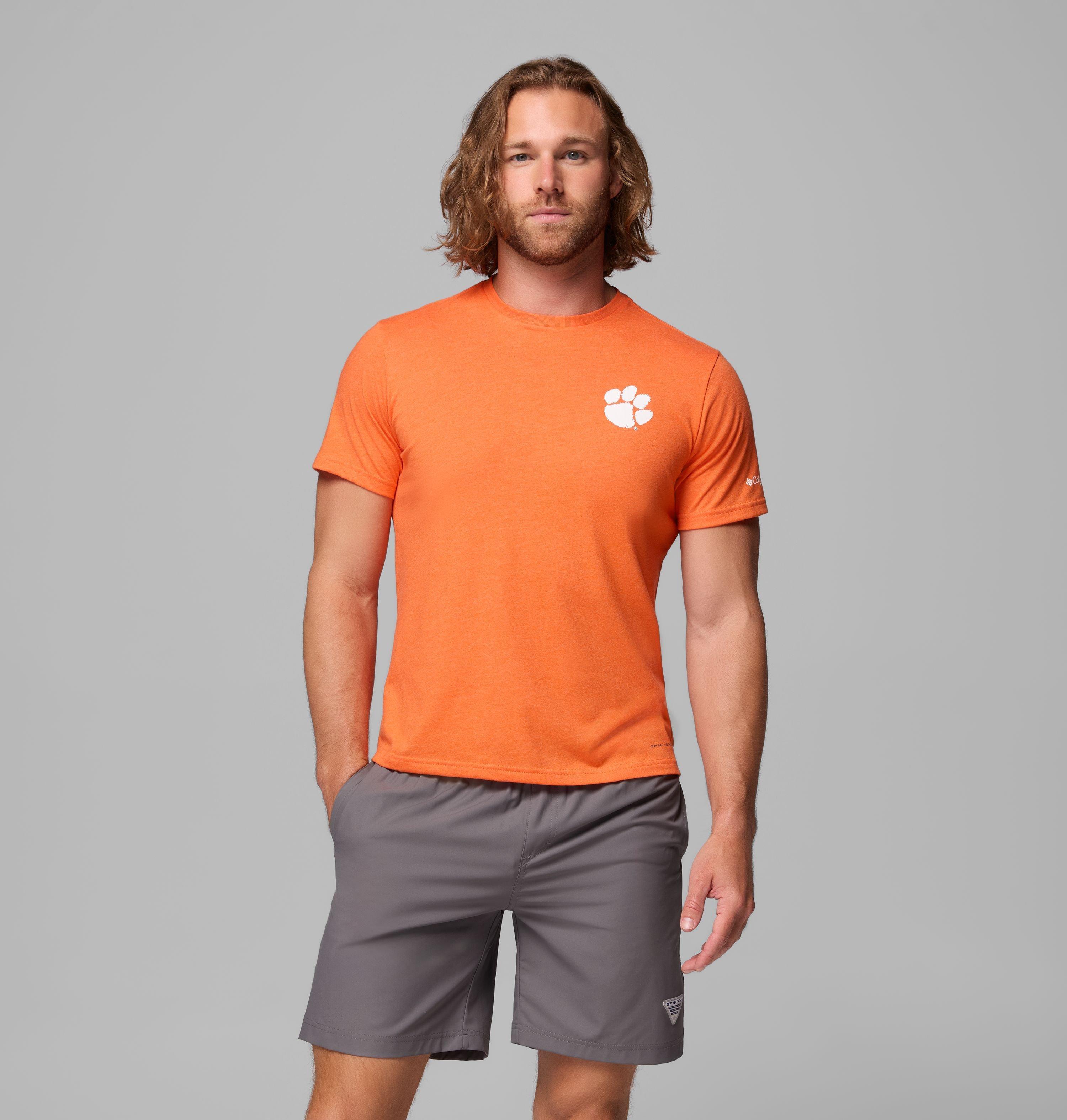 Columbia Men's Collegiate PFG Short Sleeve Shirt - Clemson by COLUMBIA