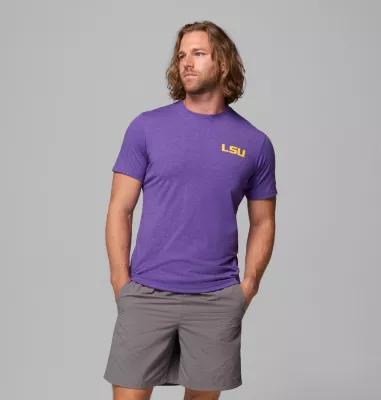 Columbia Men's Collegiate PFG Short Sleeve Shirt - LSU by COLUMBIA