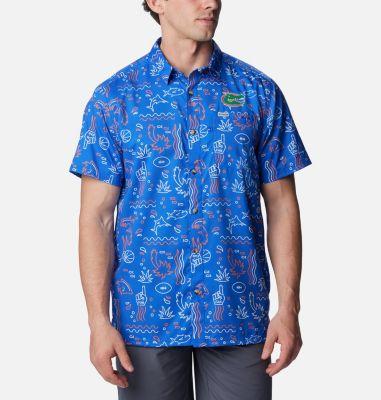 Columbia Men's Collegiate PFG Super Slack Tide Shirt - Florida by COLUMBIA