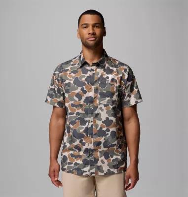 Columbia Men's Collegiate PFG Super Slack Tide Shirt - Texas by COLUMBIA