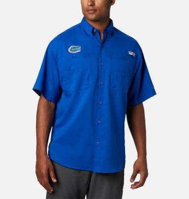 Columbia Men's Collegiate PFG Tamiami Short Sleeve Shirt - Florida by COLUMBIA