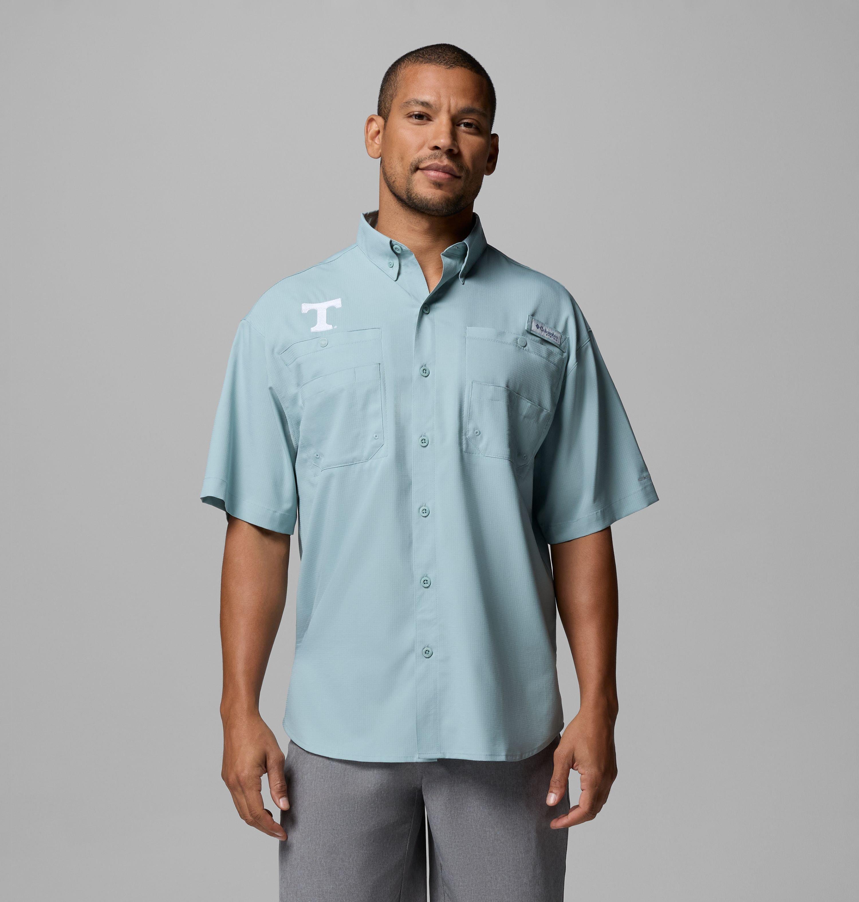 Columbia Men's Collegiate PFG Tamiami Short Sleeve Shirt - Tennessee by COLUMBIA