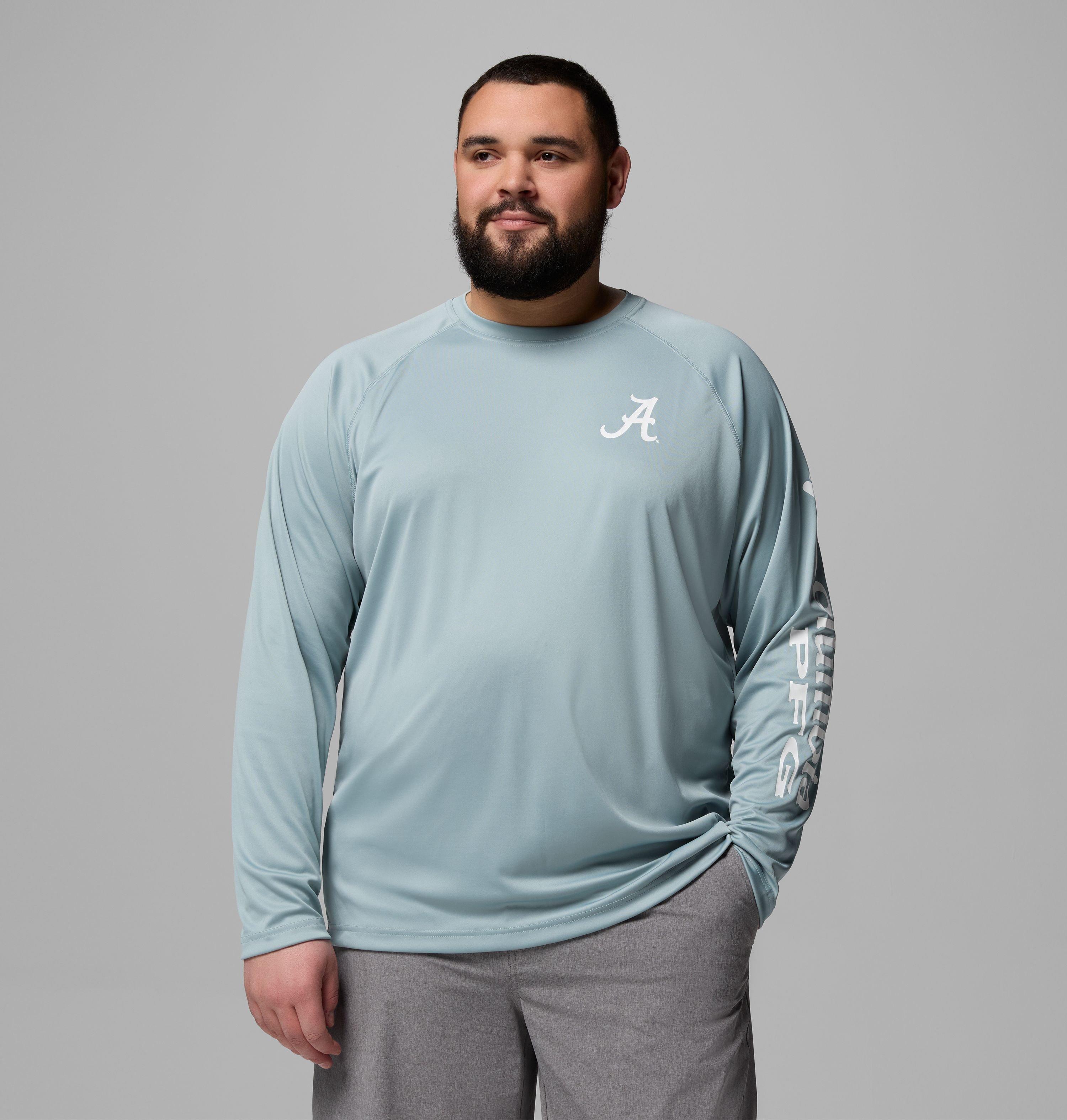 Columbia Men's Collegiate PFG Terminal Tackle Long Sleeve Shirt - Big - Alabama by COLUMBIA