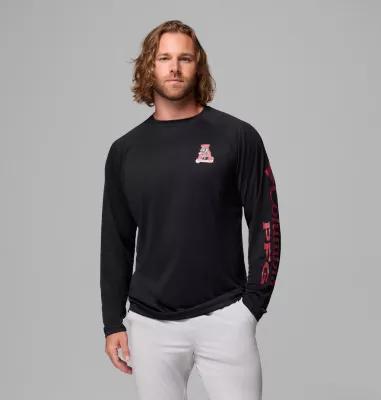 Columbia Men's Collegiate PFG Terminal Tackle Long Sleeve Shirt - Tall - Alabama by COLUMBIA