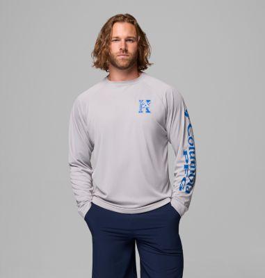 Columbia Men's Collegiate PFG Terminal Tackle Long Sleeve Shirt - Tall - Kentucky by COLUMBIA