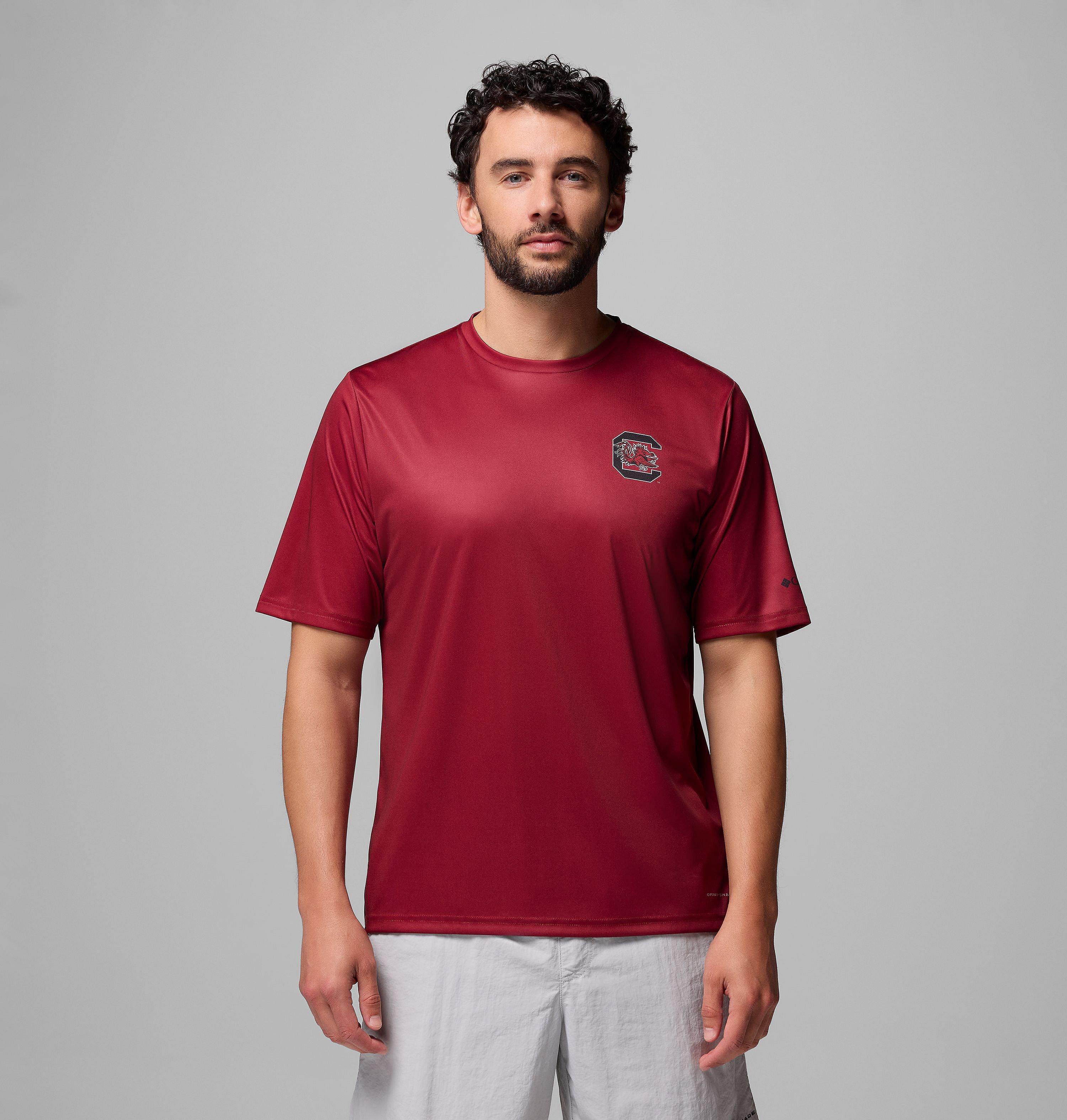 Columbia Men's Collegiate PFG Terminal Tackle Short Sleeve Shirt by COLUMBIA