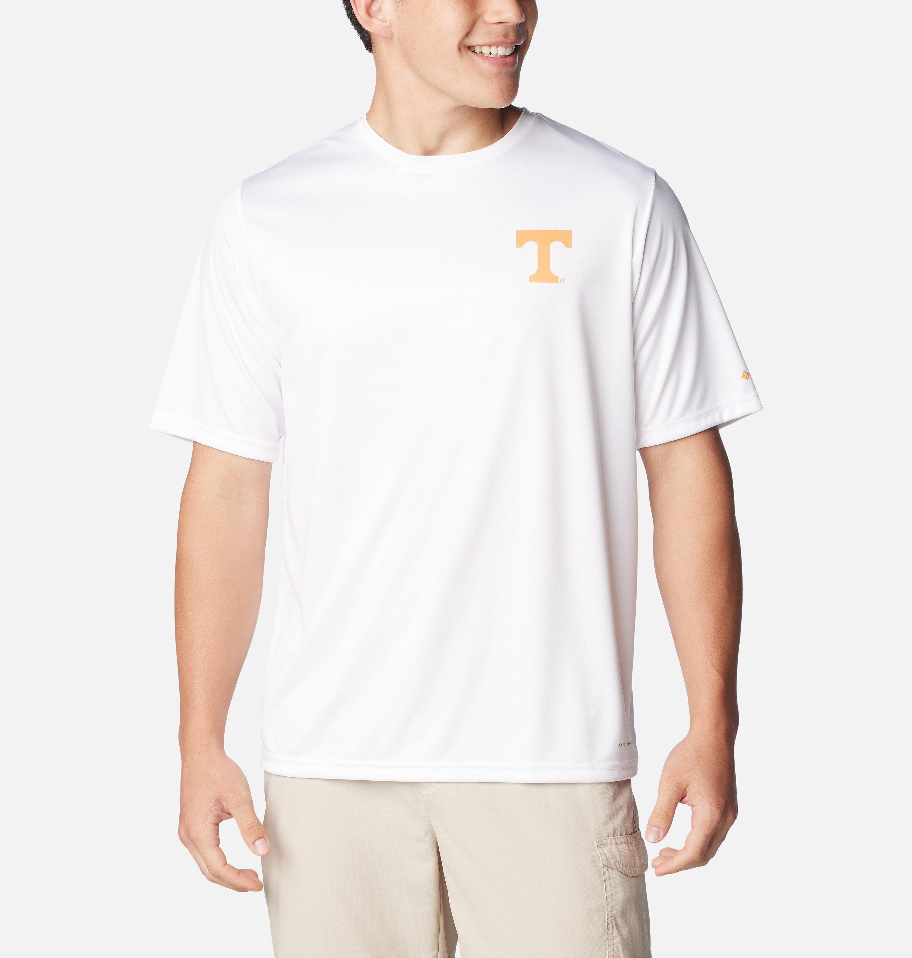 Columbia Men's Collegiate PFG Terminal Tackle Short Sleeve Shirt - Tennessee by COLUMBIA