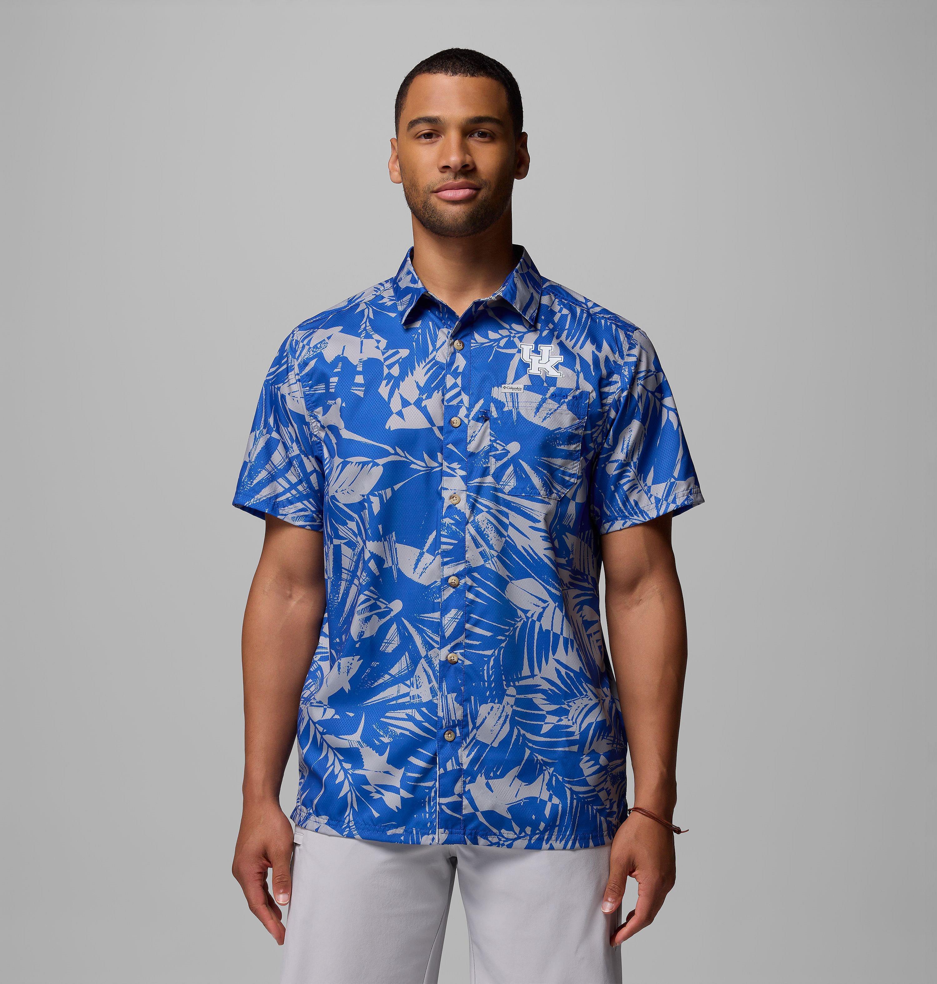 Columbia Men's Collegiate Super Slack Tide Shirt - Kentucky by COLUMBIA