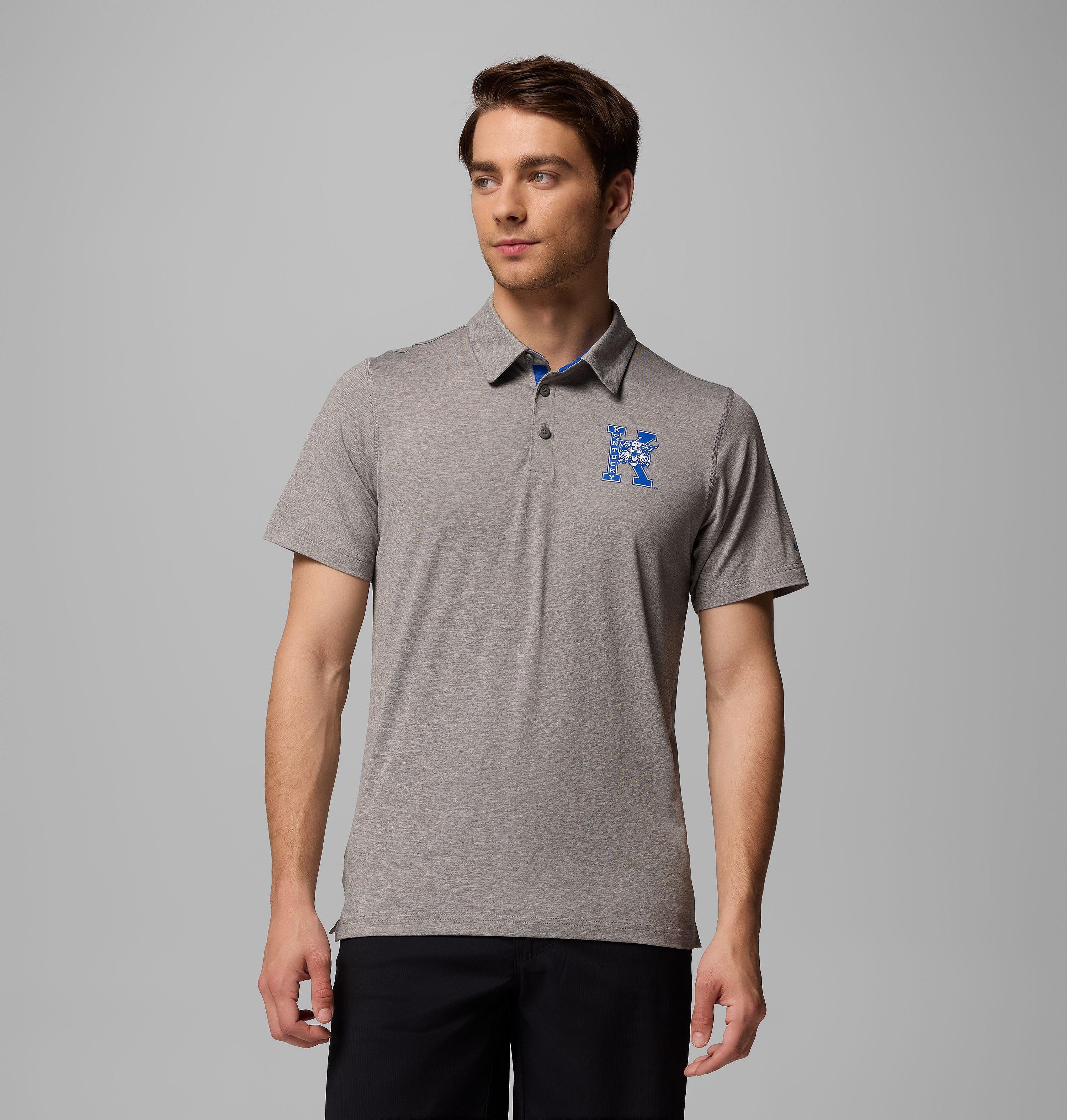 Columbia Men's Collegiate Tech Trail Polo - Kentucky by COLUMBIA