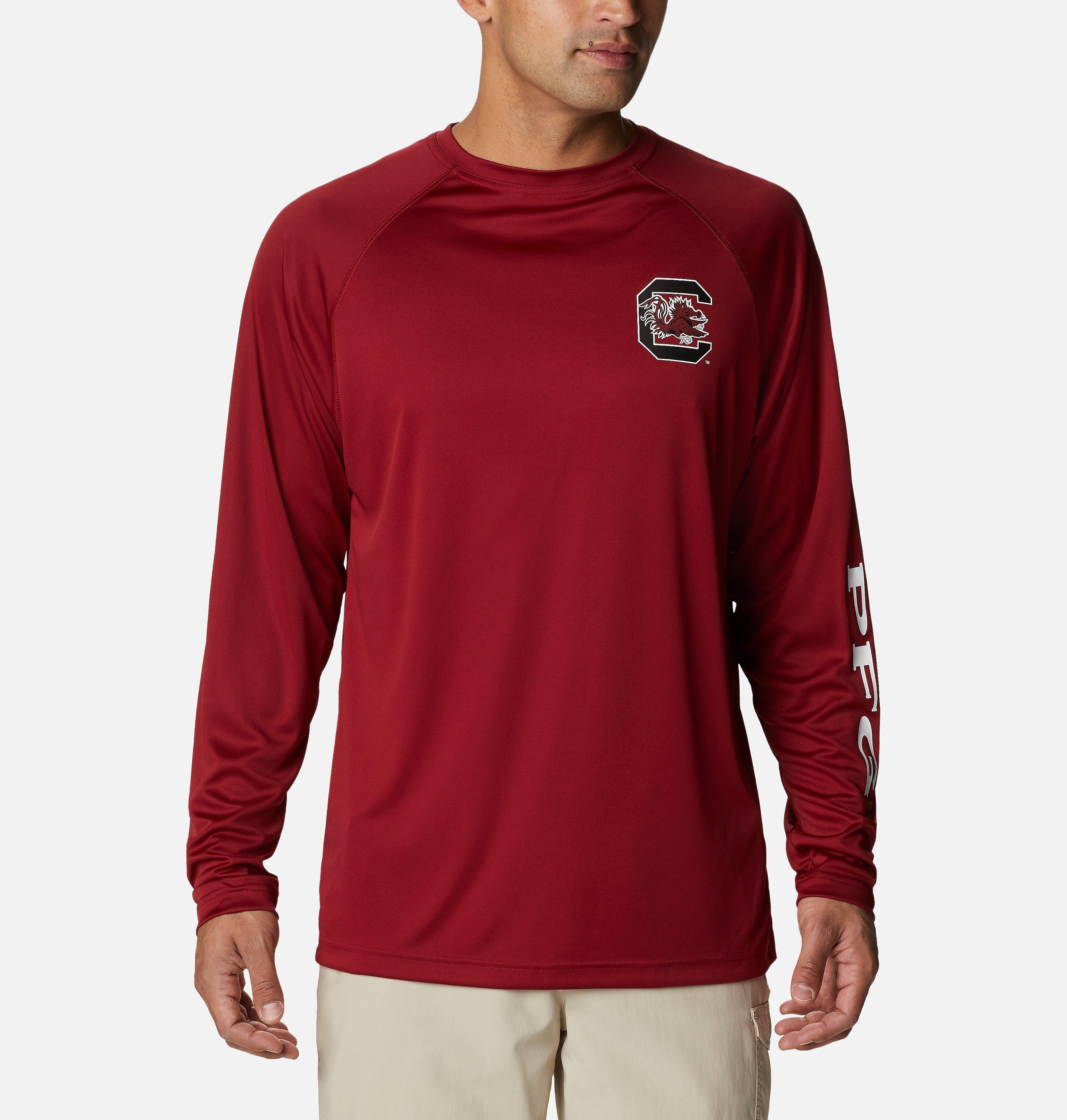 Columbia Men's Collegiate Terminal Tackle Long Sleeve Shirt - South Carolina by COLUMBIA