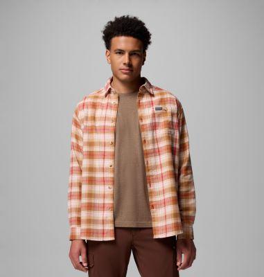 Columbia Men's Cornell Woods Flannel Long Sleeve Shirt by COLUMBIA