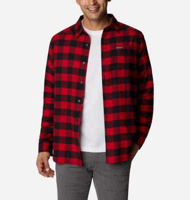 Columbia Men's Cornell Woods Flannel Long Sleeve Shirt by COLUMBIA