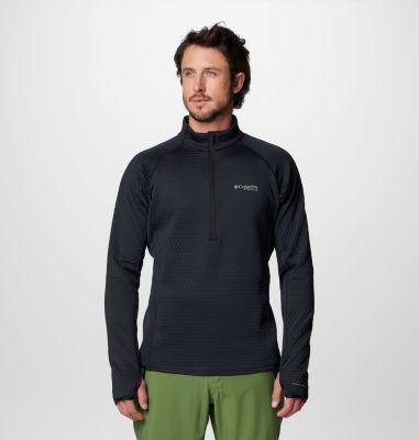 Columbia Men's Crystal Leaf Omni-Heat Helix Half Zip Pullover by COLUMBIA