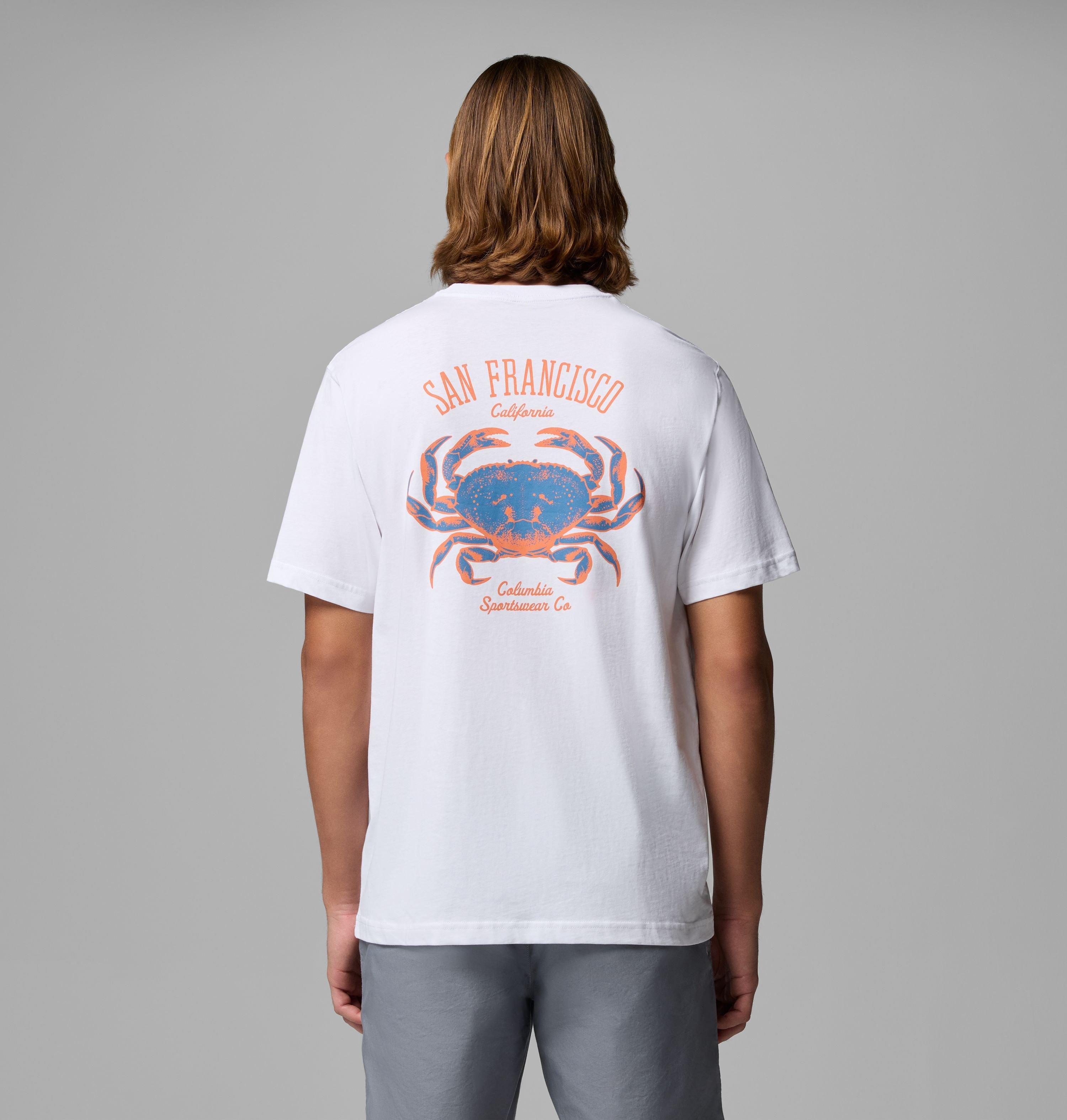 Columbia Men's Dungeness SF CA CSC Short Sleeve T-Shirt by COLUMBIA