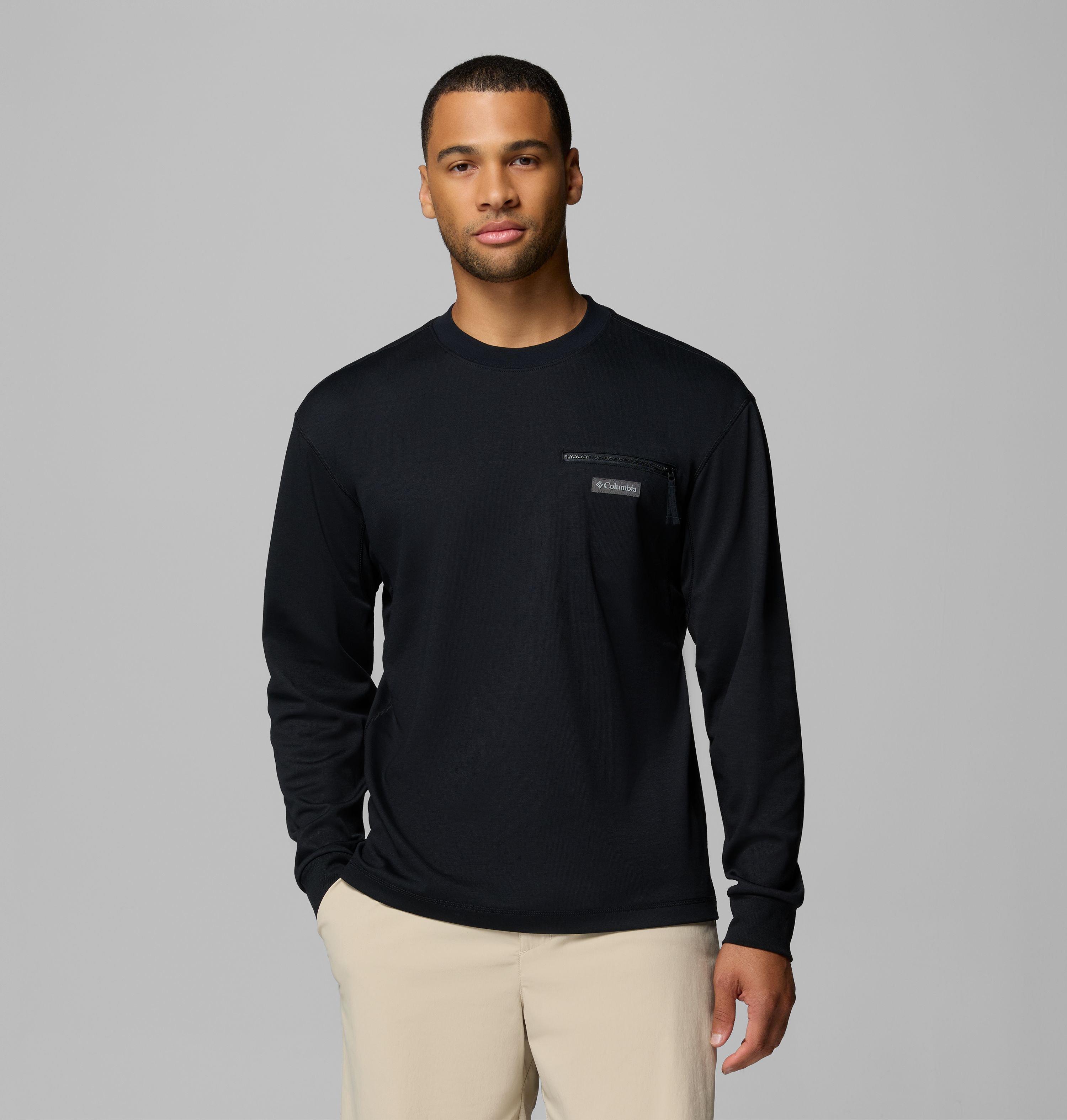 Columbia Men's Echo Passage Long Sleeve Crew Shirt by COLUMBIA