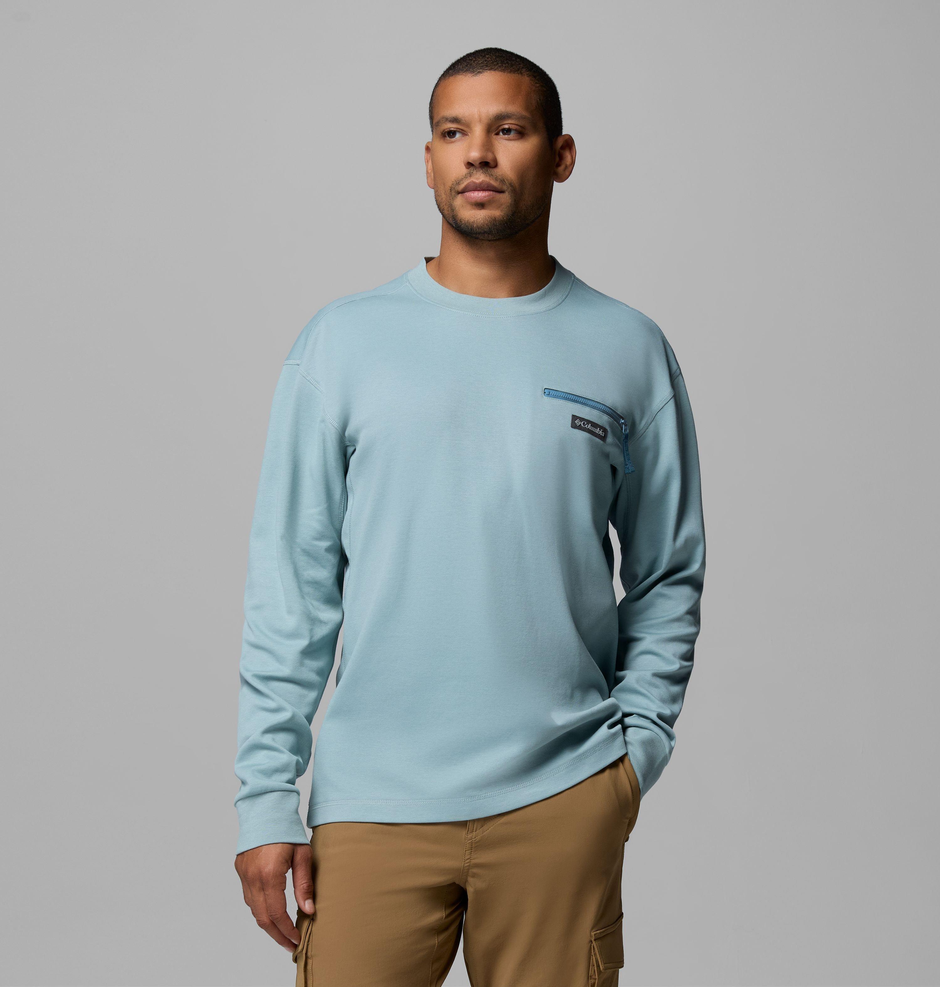 Columbia Men's Echo Passage Long Sleeve Crew Shirt by COLUMBIA