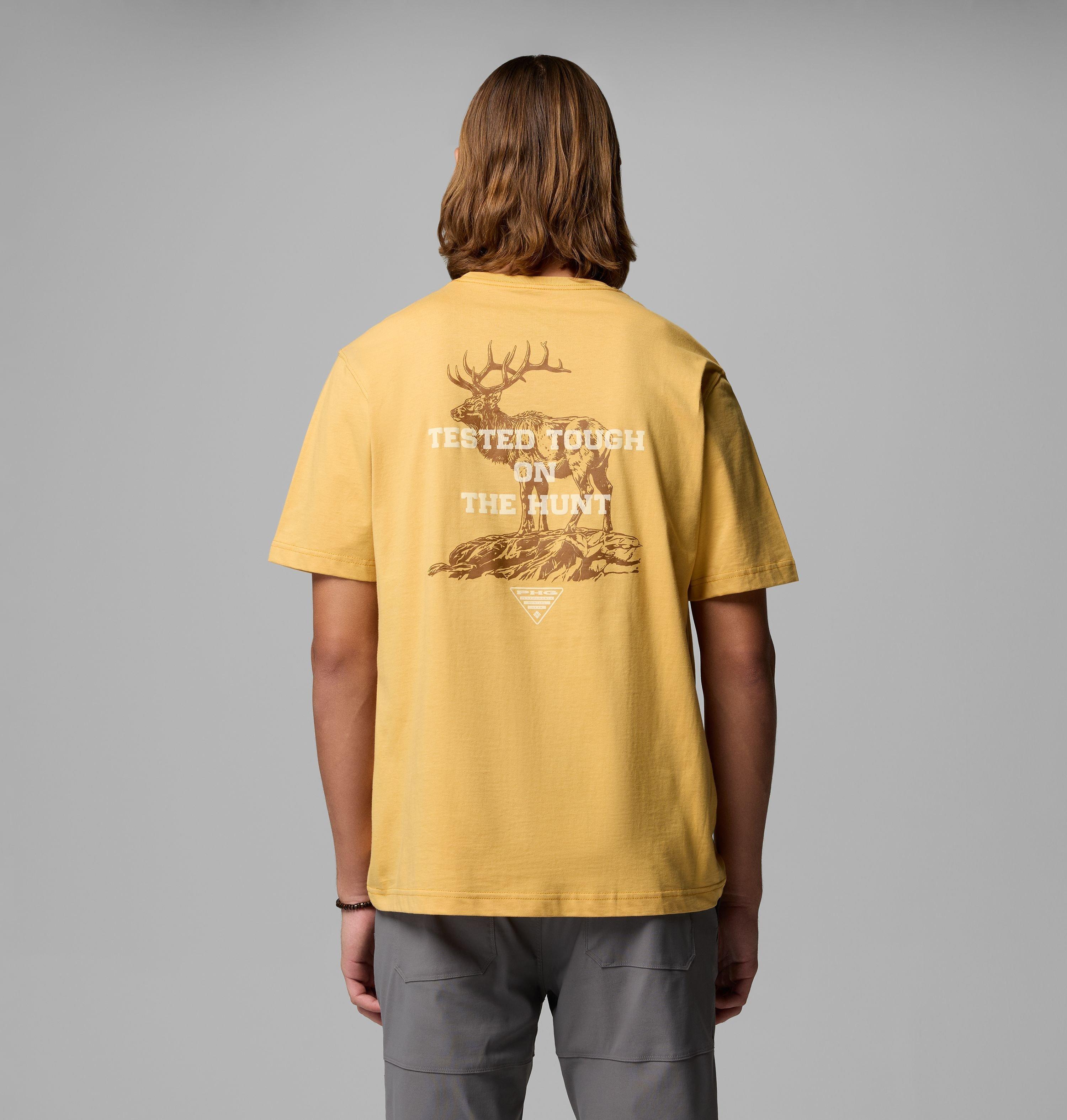 Columbia Men's Ella Elk PHG Short Sleeve T-Shirt by COLUMBIA