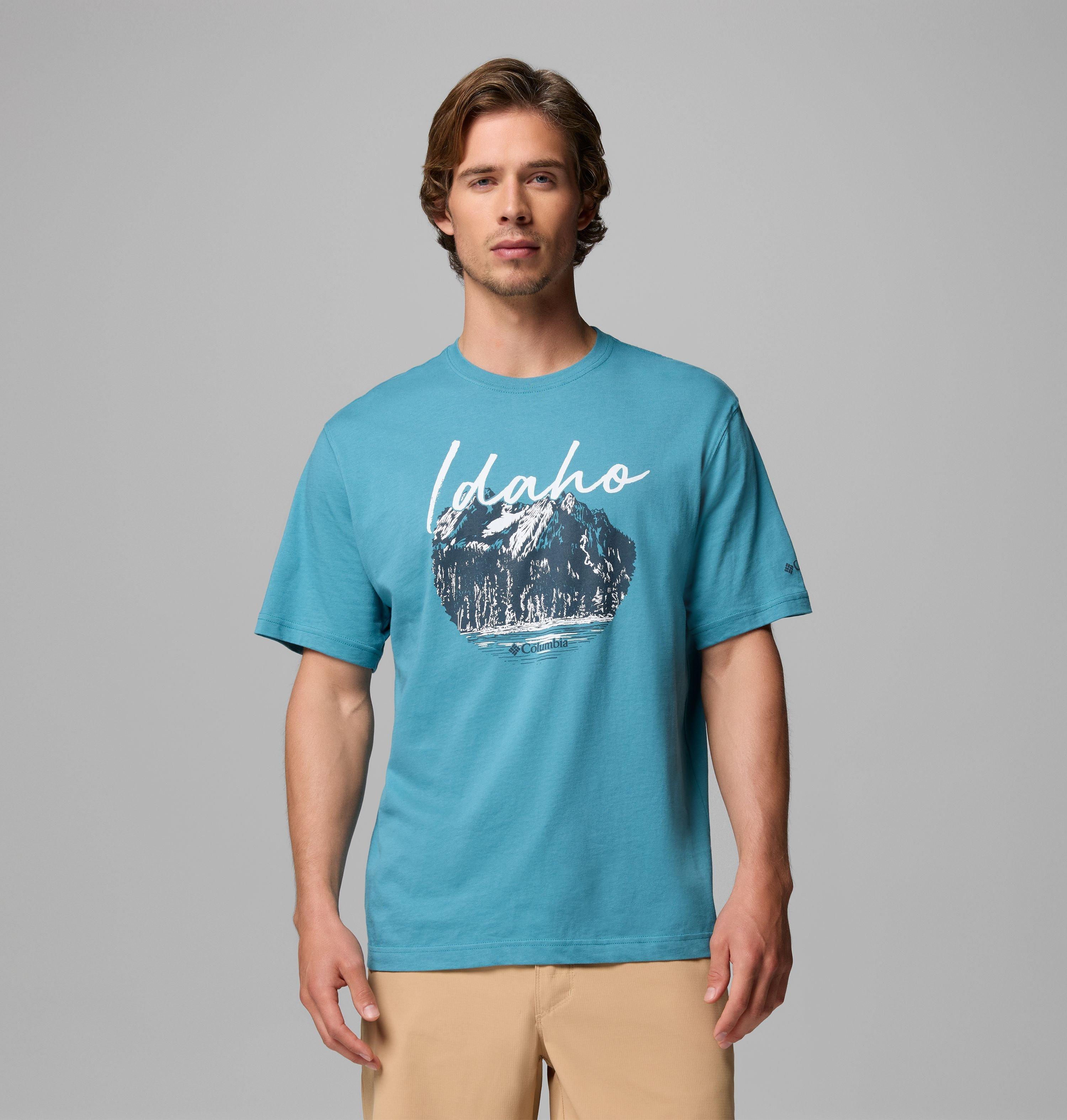 Columbia Men's Garnet ID CSC Short Sleeve T-Shirt by COLUMBIA