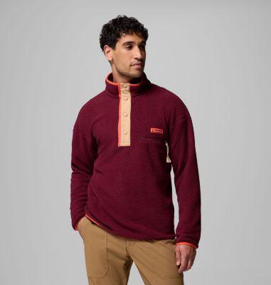 Columbia Men's Helvetia II Half Snap Fleece Pullover by COLUMBIA