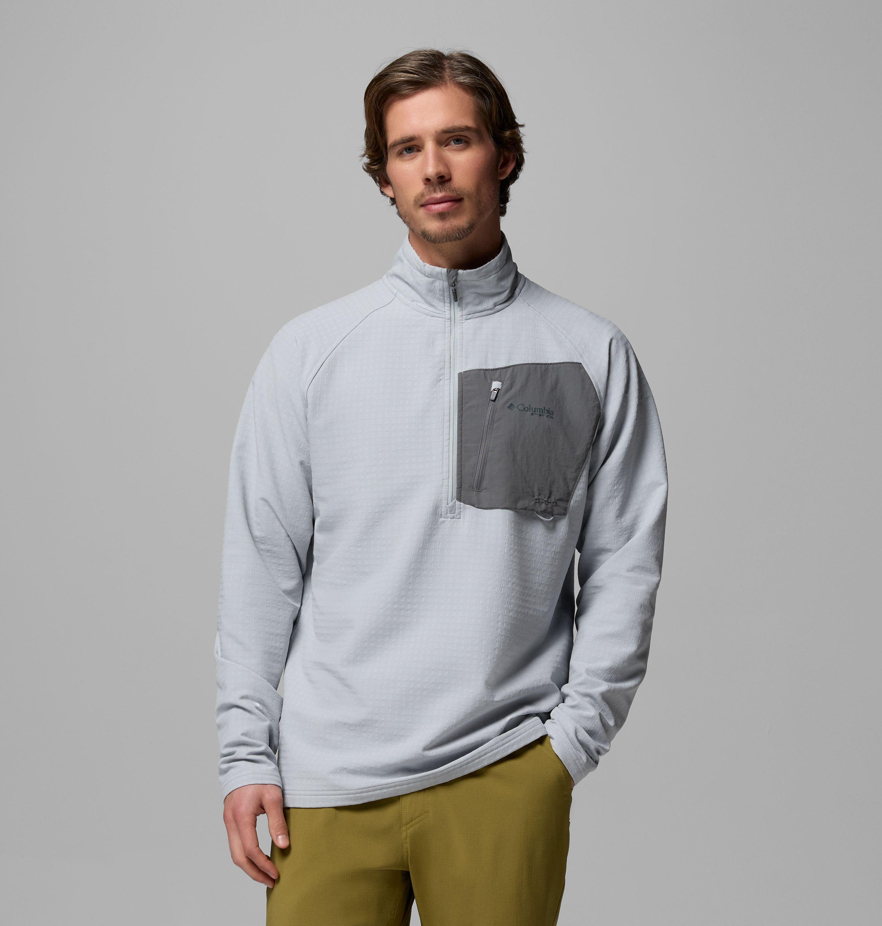 Columbia Men's Hydroforce Lightweight Half Zip Pullover by COLUMBIA