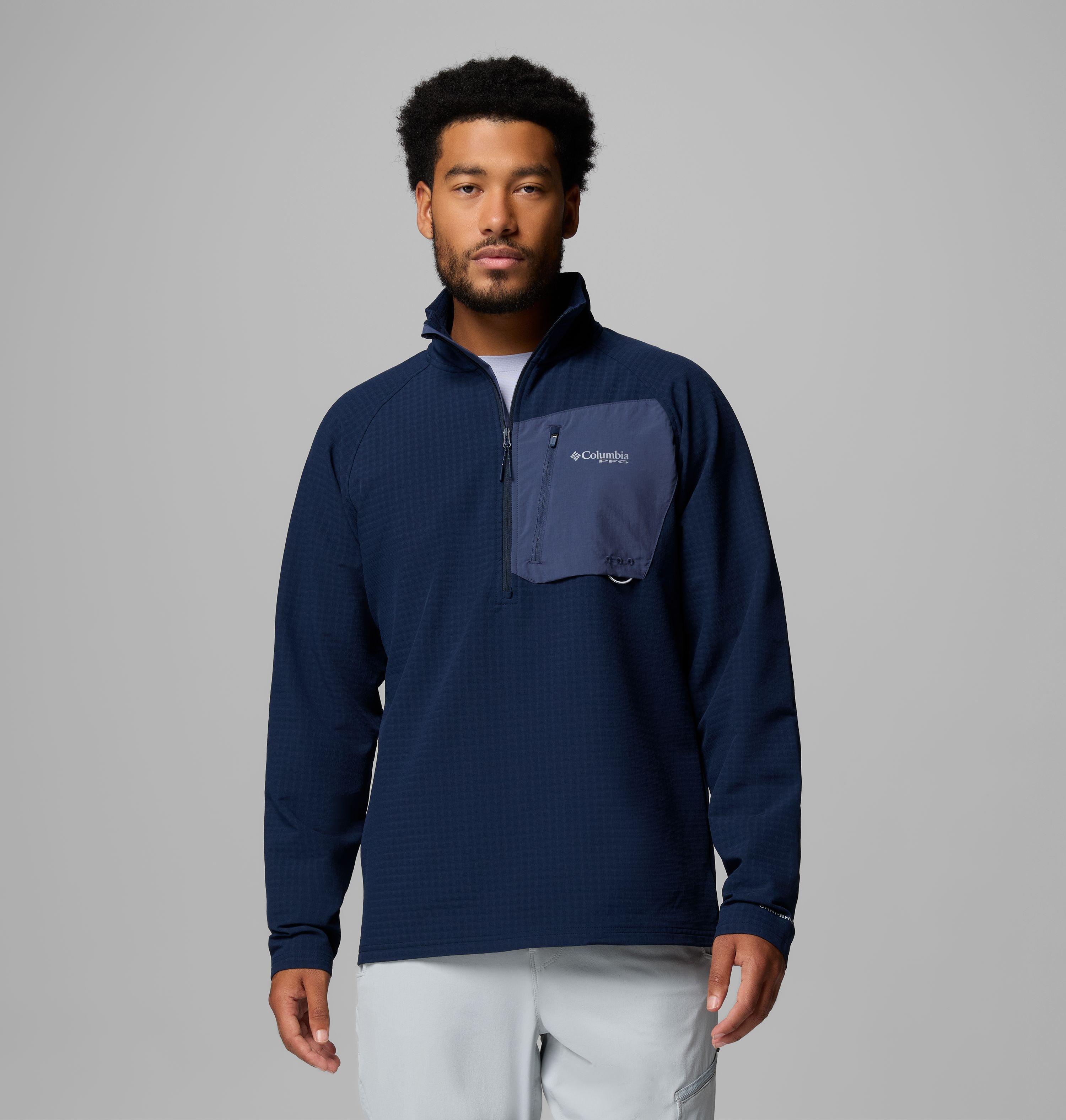 Columbia Men's Hydroforce Lightweight Half Zip Pullover by COLUMBIA