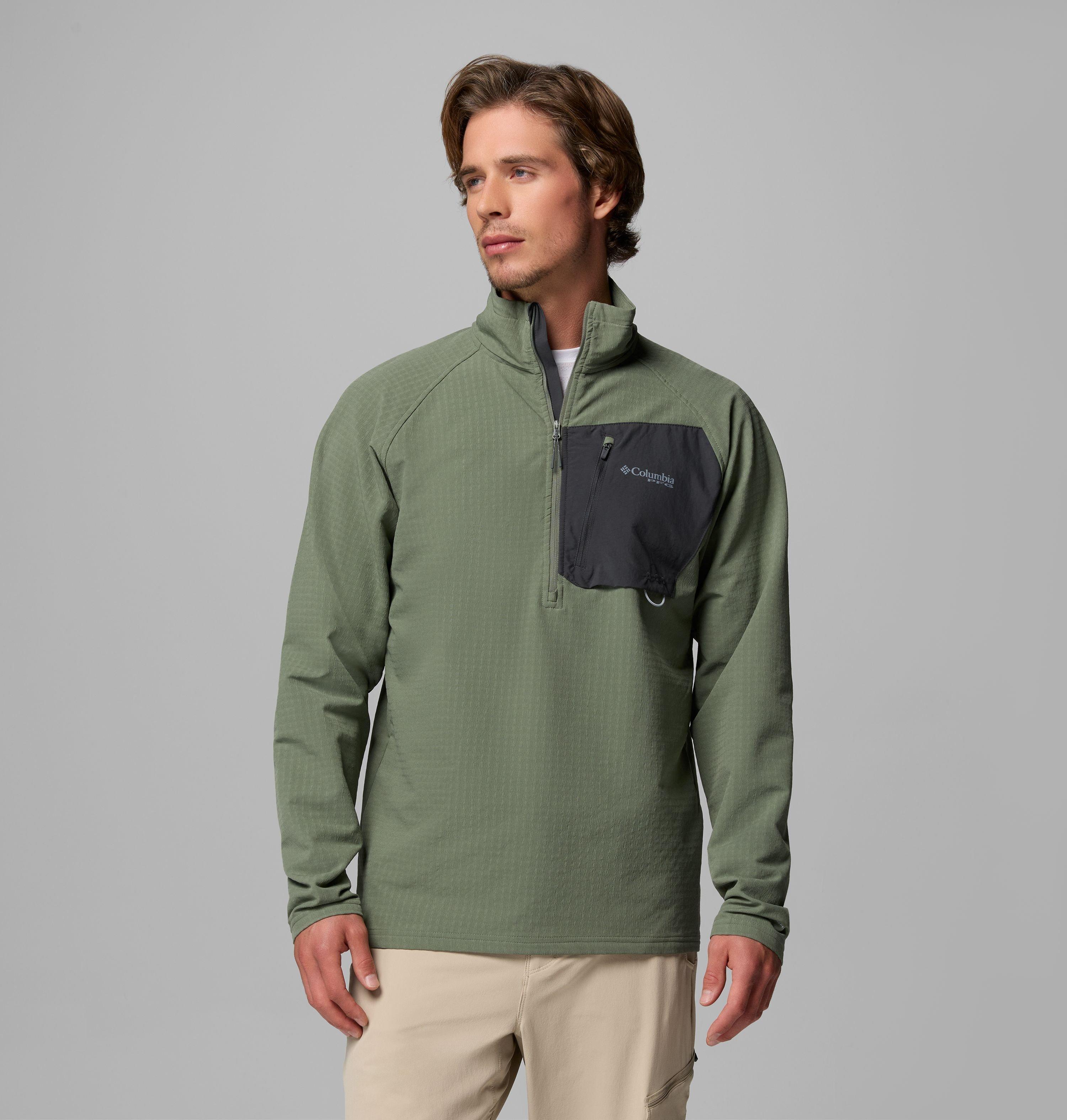 Columbia Men's Hydroforce Lightweight Half Zip Pullover by COLUMBIA