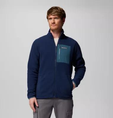 Columbia Men's Jasper Ridge Pebbled Full Zip Fleece by COLUMBIA