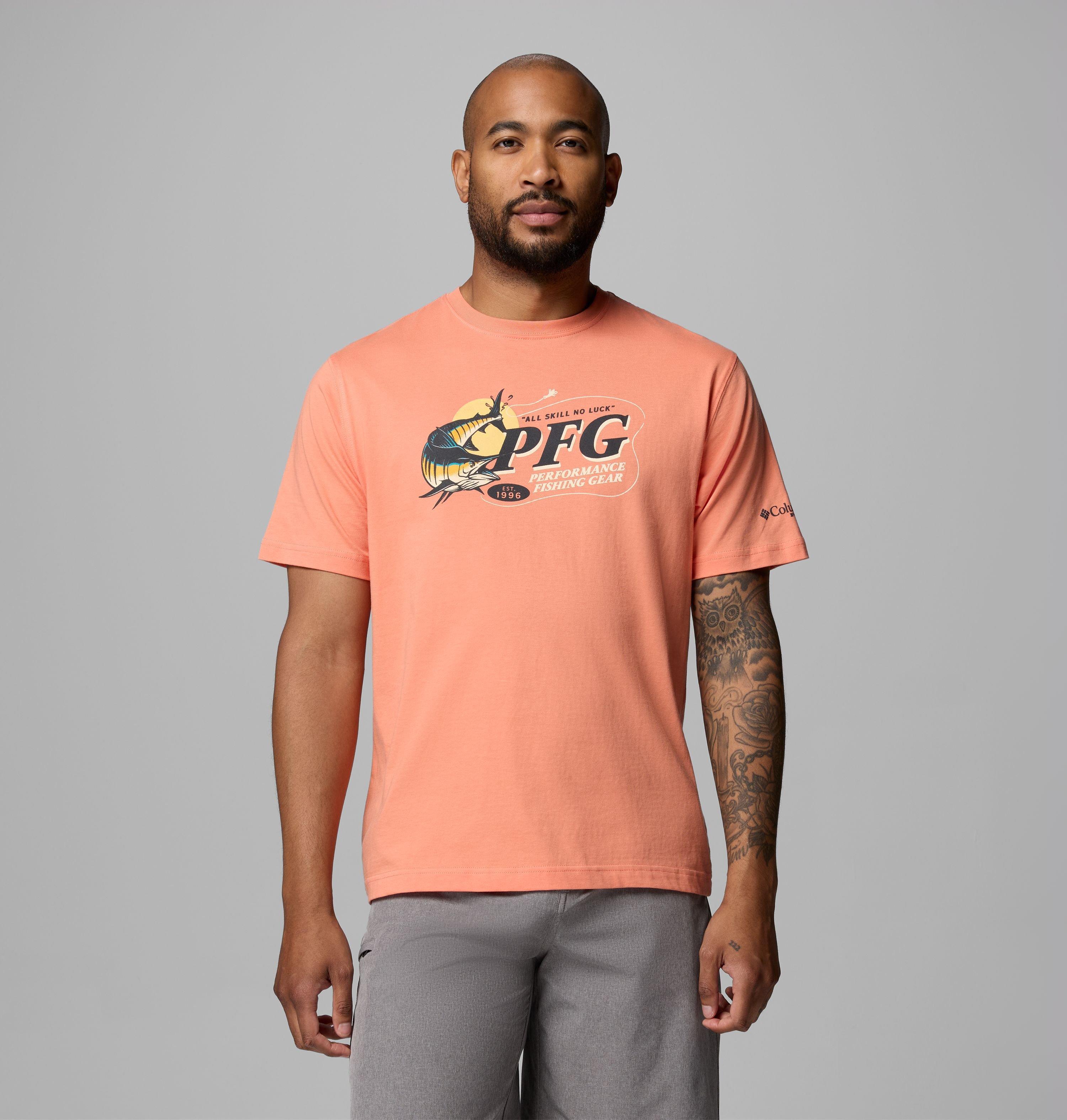 Columbia Men's Krew Marlin PFG Short Sleeve T-Shirt by COLUMBIA