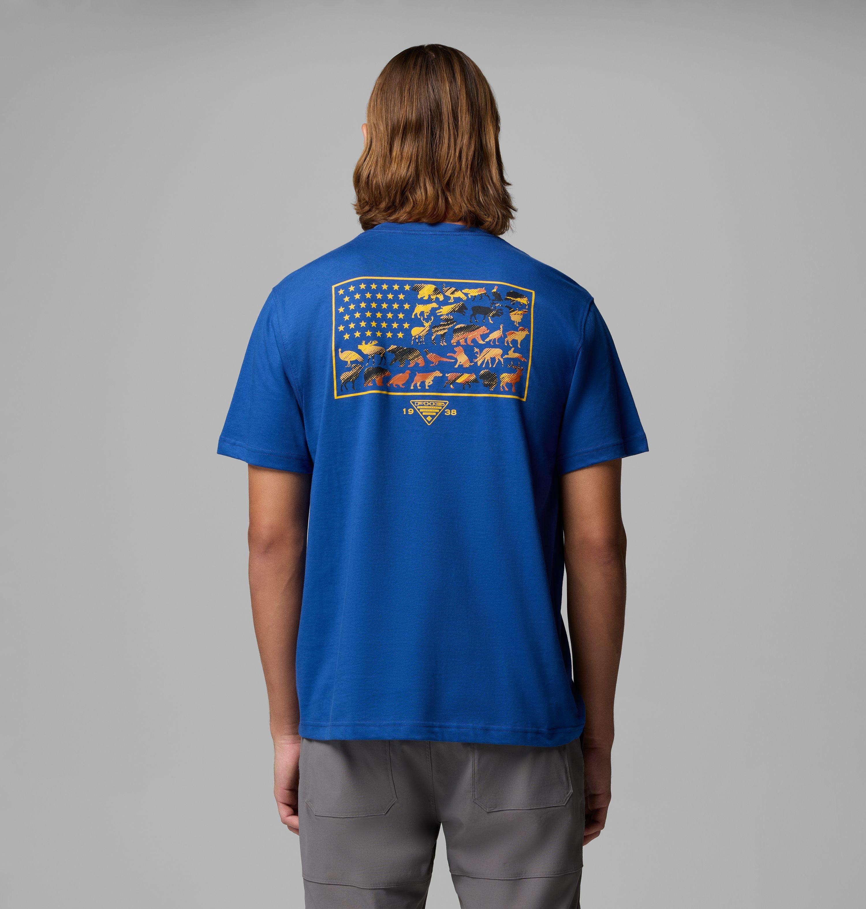 Columbia Men's Marques Flag Br PHG Short Sleeve T-Shirt by COLUMBIA