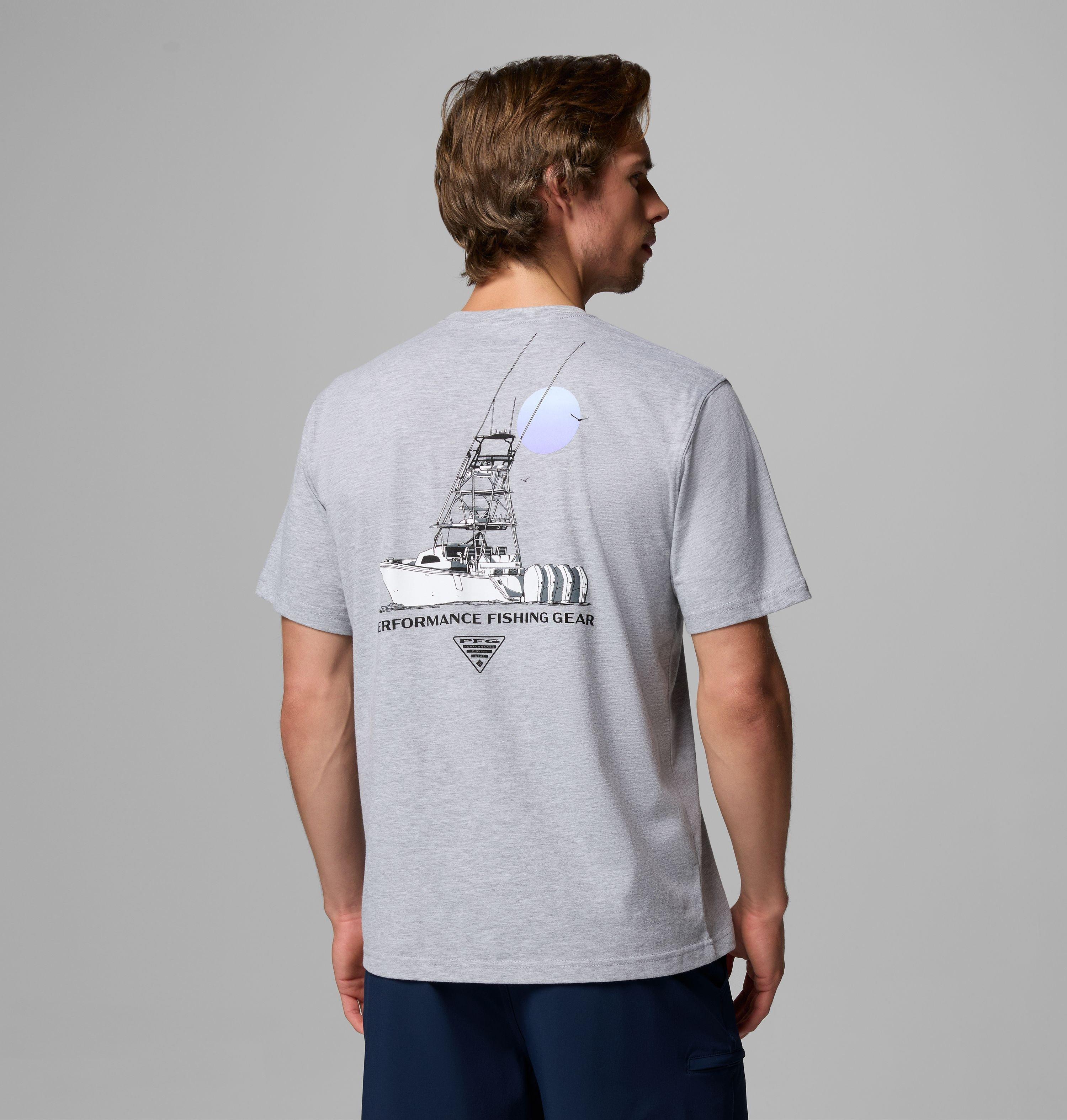 Columbia Men's Matti Boat PFG Short Sleeve T-Shirt by COLUMBIA