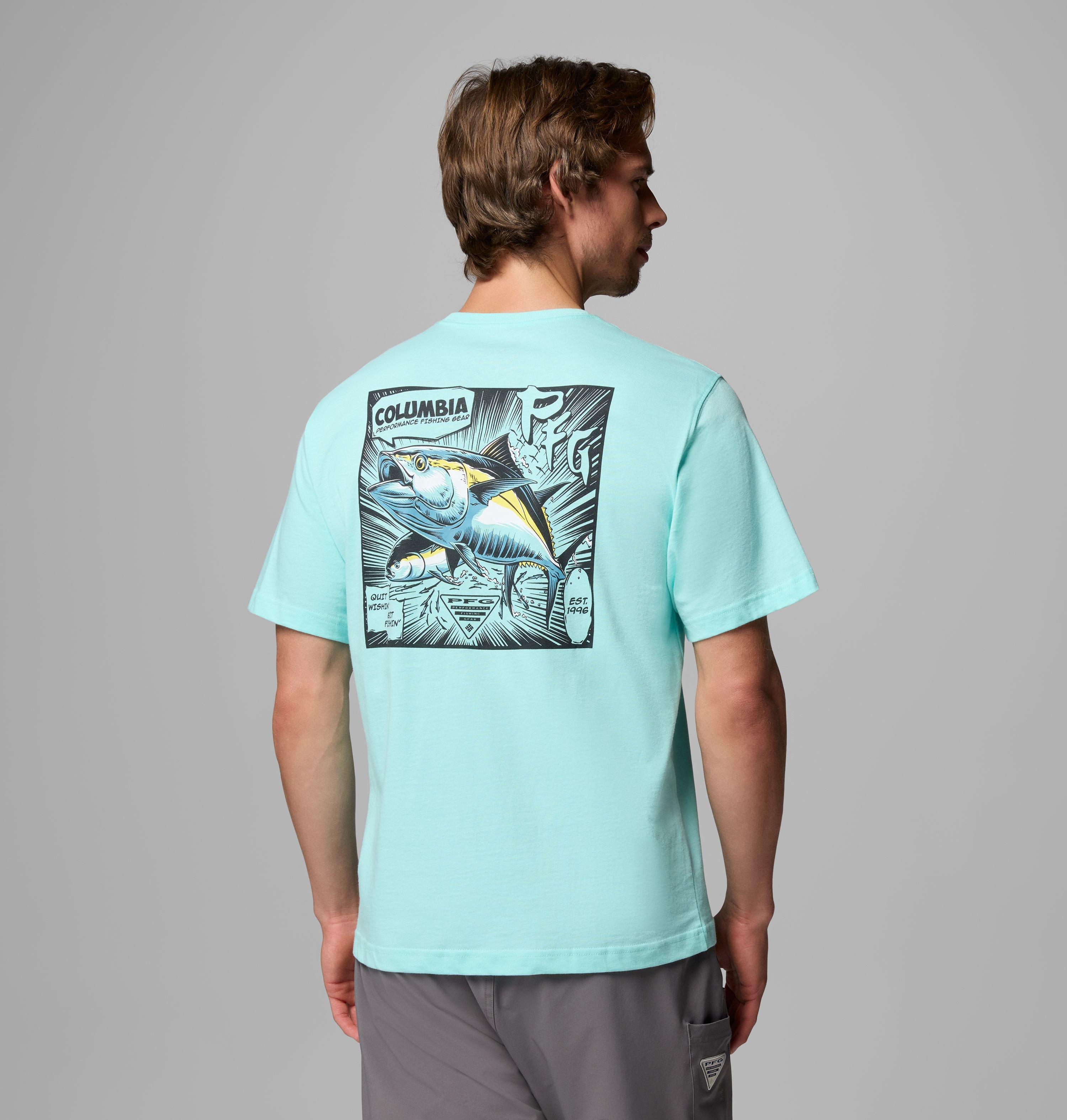Columbia Men's Nani Tuna PFG Short Sleeve T-Shirt by COLUMBIA