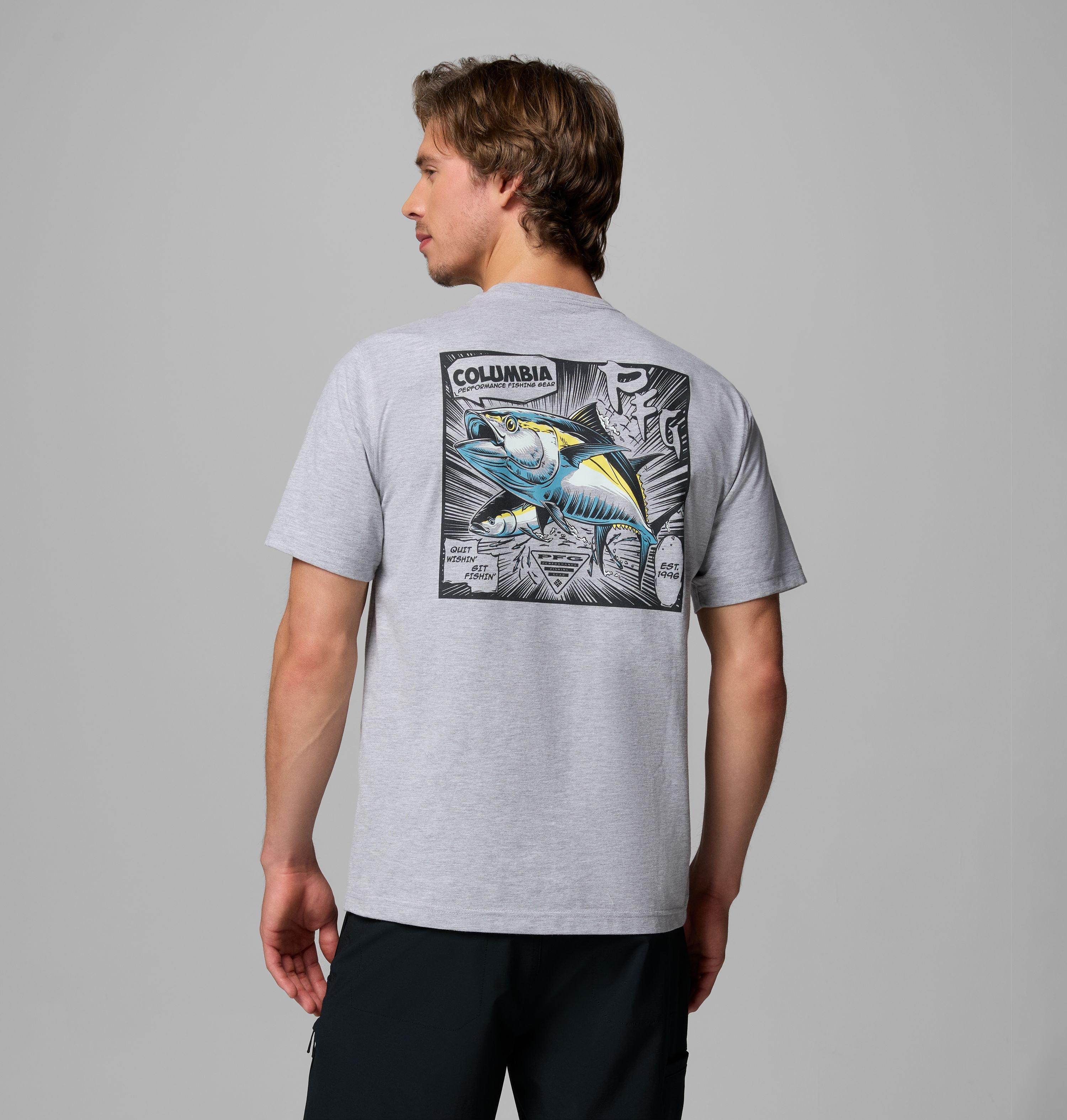 Columbia Men's Nani Tuna PFG Short Sleeve T-Shirt by COLUMBIA