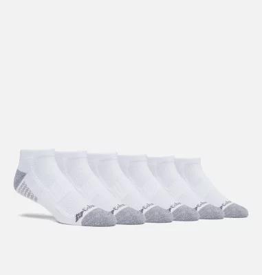 Columbia Men's No-Show With Pique Footbed Socks - 6 Pack by COLUMBIA