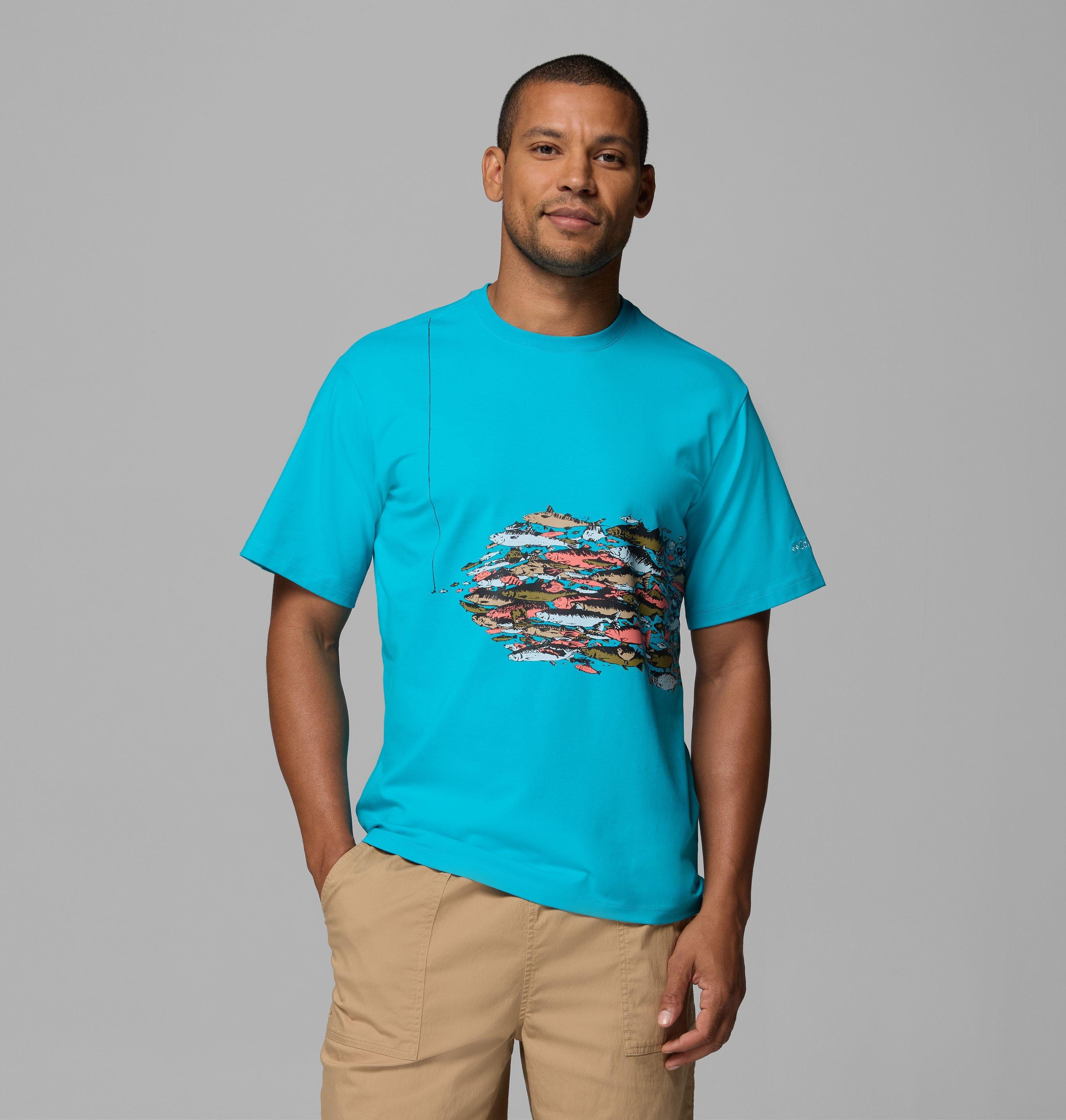 Columbia Men's PFG Bonefish Flats Short Sleeve T-Shirt by COLUMBIA