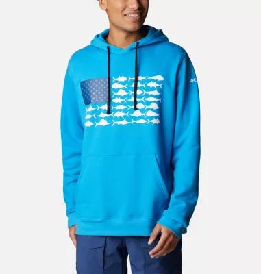 Columbia Men's PFG Fish Flag II Hoodie by COLUMBIA