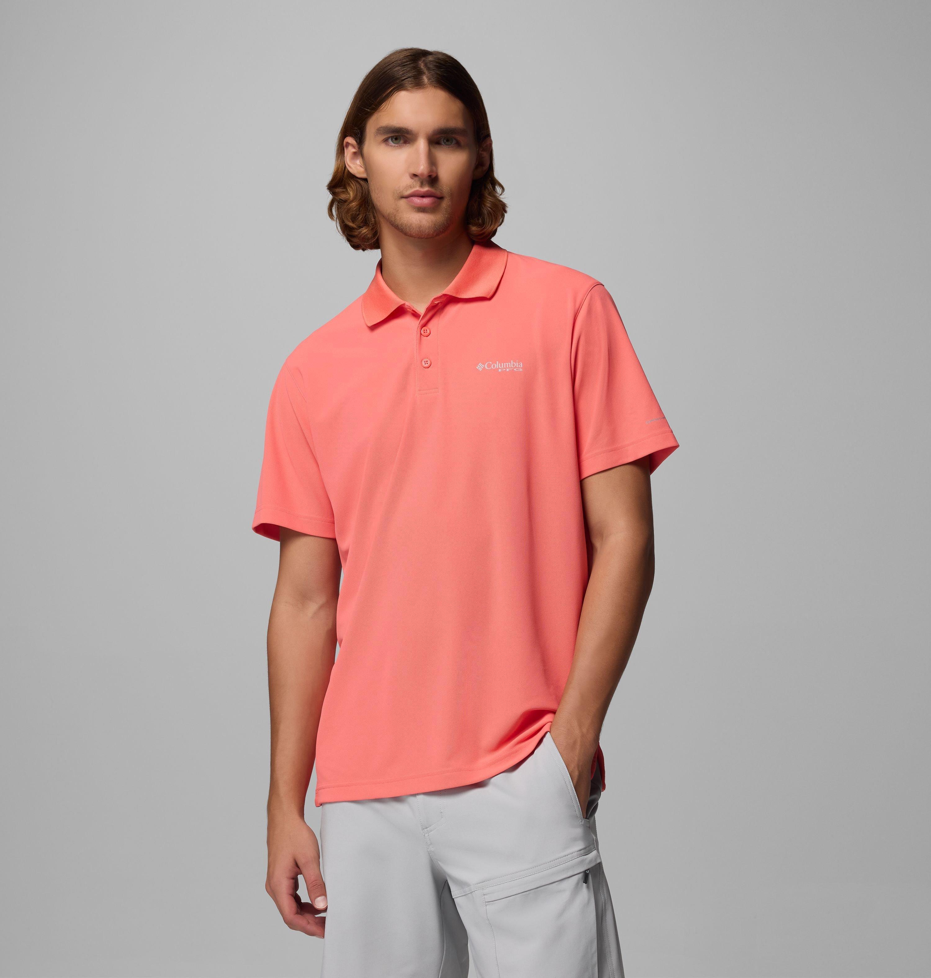 Columbia Men's PFG Freezer Polo Shirt by COLUMBIA